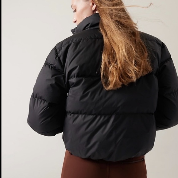 athleta summit down puffer bomber jacket - Picture 3 of 7
